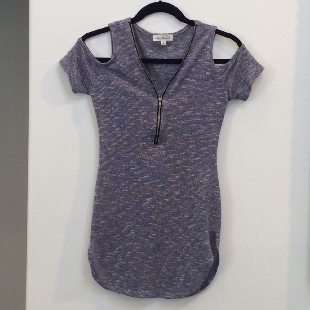Zip Front Tunic Top